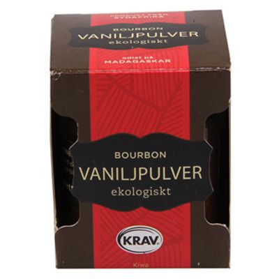 Bourbon Vaniljpulver, 10g ekologisk