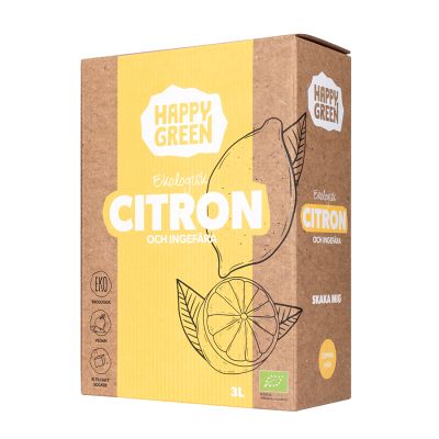 Happy Green Citron Bag-in-Box ekologisk