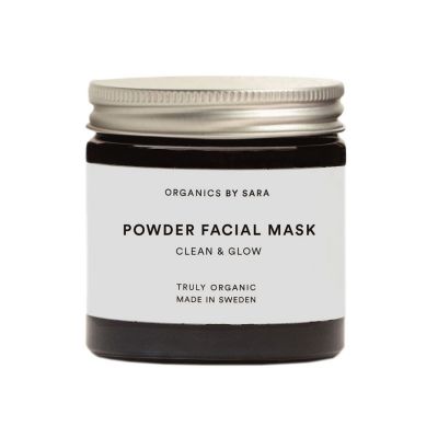 Organics By Sara Powder Facial Mask Clean & Glow - en naturlig ansiktsmask