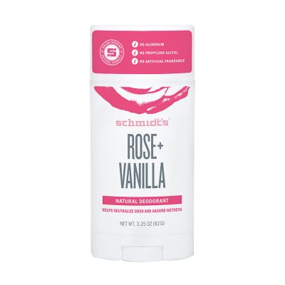 Schmidts Natural Deodorant Rose + Vanilla Stick