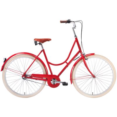 Stålhästen Damcykel 28" Röd – En klassisk damcykel