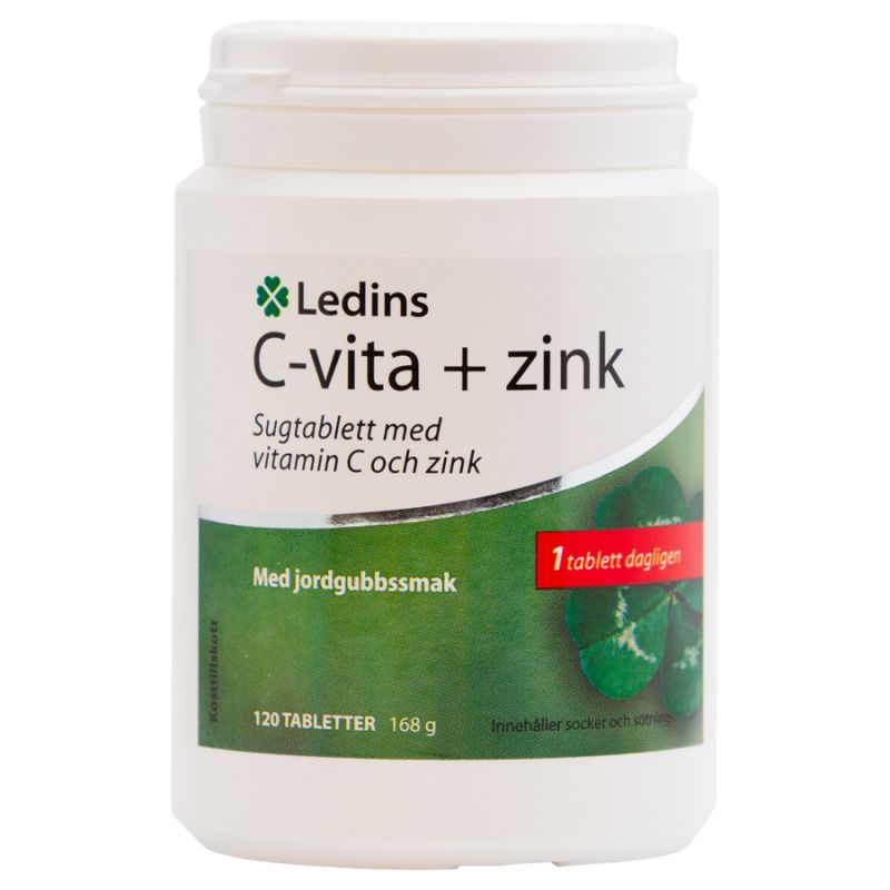 happygreen.se | C-vitamin & zink, 120 sugtabletter