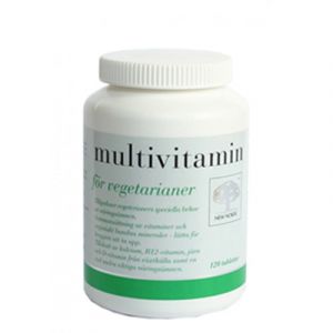 Multivitamin För Vegetarianer, 120 tabletter