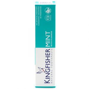 kingfisher natural toothpaste mint with flouride 100ml