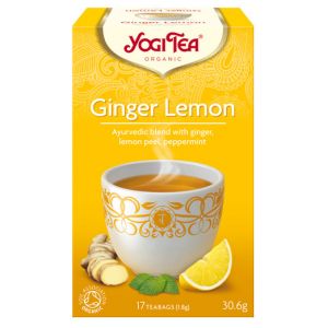 yogi tea ginger lemon 17 tepasar krav ekologisk