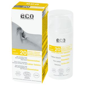 Eco Cosmetics SPF20 Sollotion goji granatäpple, 100ml ekologisk