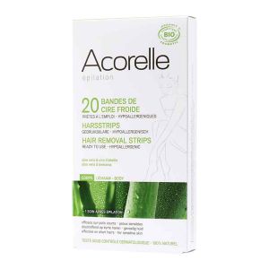Acorelle Hair Removal Strips for Body – för känslig hud