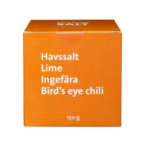 AlltGott Havssalt Lime Ingefära Bird’s Eye Chili – Ett salt med mycket smak lime & ingefära