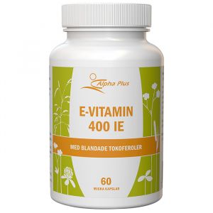 E-Vitamin 400 IE, 60 kapslar