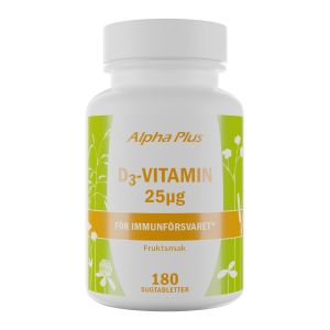 Alpha Plus D3-Vitamin 25µg – kosttillskott med D-vitamin