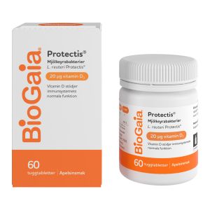 BioGaia Protectis 20 Mcg Vitamin D3 – Kosttilsskott med mjölksyrabakterierer