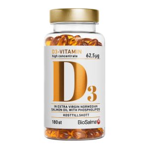 D3-vitamin High Concentrate 250mg, 180st