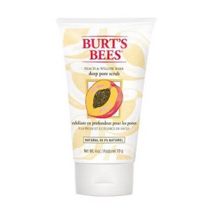 Burt's Bees Peach & Willow Bark Deep Pore Scrub – exfoliering för ansiktet
