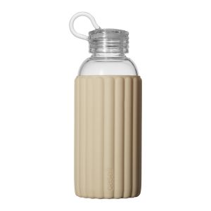 Casall Sthlm Glass Bottle Sand – Stilren glasflaska - 500ml