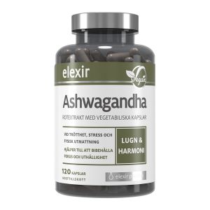  Elexir Pharma Ashwagandha 120 kapslar