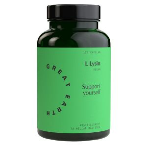 Great Earth L-Lysin – Kosttillskott med L-lysin