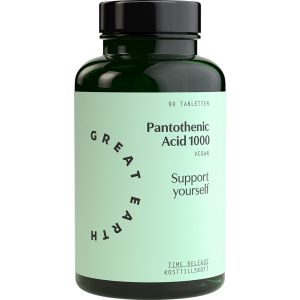 Pantothenic Acid 1000, 90 tabletter