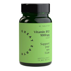 Köp Great Earth Vitamin B12 60 tabletter på happygreen.se