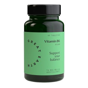 Köp Great Earth Vitamin B6 60 tabletter på happygreen.se
