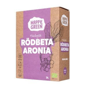 Happy Green Rödbeta Aronia juice Bag-in-Box 3l ekologisk