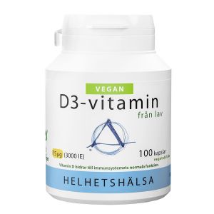 Helhetshälsa D3 Vitamin 3000IE lav – Kosttillskott med vitamin D