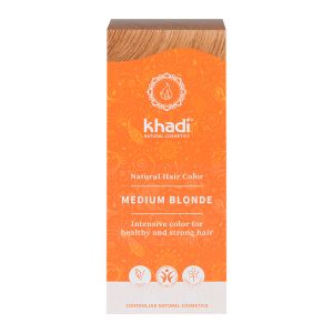 Köp Khadi Mellanblond 100g naturlig hårfärg på happygreen.se