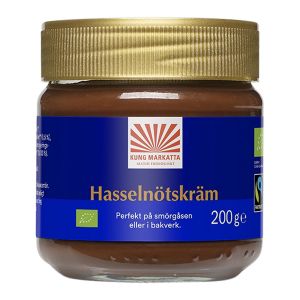 Köp Kung Markatta Hasselnötskräm 200g Eko | Happy Green