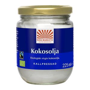 Köp Kung Markatta Kokosolja 225ml ekologisk på happygreen.se