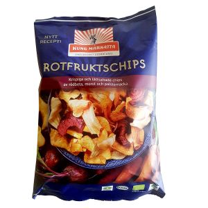 Kung Markatta Rotfruktschips – Ekologiska chips