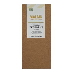 Malmö Chokladfabrik Bakchoklad Vit Vegan – ekologisk choklad