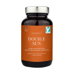 Nordbo Double Sun Vegan – Ett kosttillskott med betakaroten & blodapelsinsextrakt