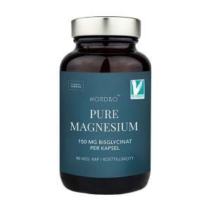Nordbo Pure Magnesium 100% Bisglycinat – Ett veganskt kosttillskott 