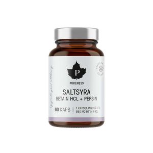 Pureness Beteine HCL Saltsyra – Ett tillskott med saltsyra, betain HCl & pepsin