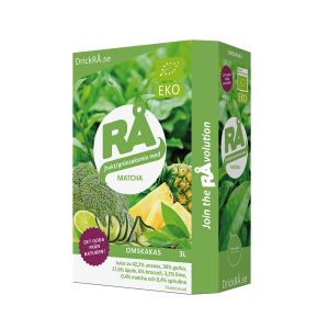 RÅ Matcha Ananas & Gurka Juice Bag-in-Box – En ekologisk juice