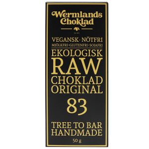Köp Rawchokladfabriken Raw Choklad Orginal 50g på Happy Green