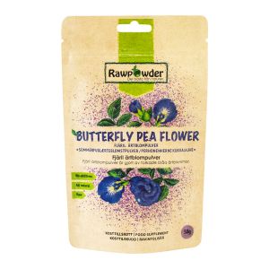 Rawpowder Butterfly Pea Flower Pulver – Ett växtbaserat pulver