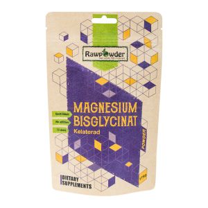 Rawpowder Magnesium Bisglycinat – Tillskott med magnesium