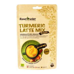 Rawpowder Turmeric Latte Mix Cardamom – Dryckblandning med gurkmeja & kardemumma