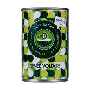 Renée Voltaire Kokosmjölk Grön Chili, Ingefära & Citrongräs – En smaksatt ekologisk kokosmjölk