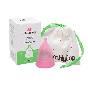 MonthlyCup Menskopp Mini Pink Topaz – för de första åren med mens
