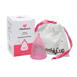 MonthlyCup Menskopp Normal Pink Topaz – för måttliga till normala blödningar