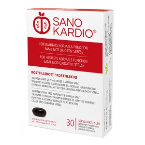 Sanokardio, 30 kapslar – Kosttillskott med lykopen