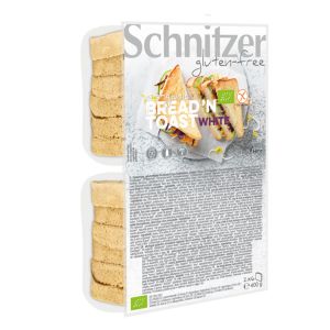 Schnitzer Bread’n Toast White Ready To Eat Glutenfritt – Ett ekologisk & glutenfritt rostbröd