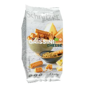 Schnitzer Grissini Cheese Glutenfri – Ekologisk & glutenfria brödpinnar
