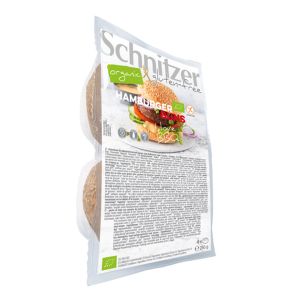 Schnitzer Hamburgerbröd Glutenfritt – Ett ekologiskt & glutenfritt hamburgerbröd