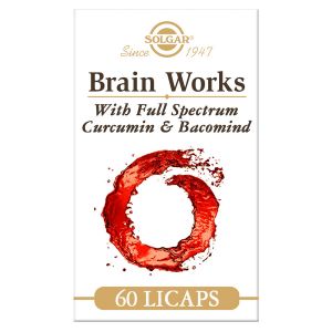 Solgar Brain Works Full Spectrum Curcumin – Ett kosttillskott med gurkmeja & B12