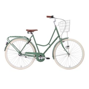 Stålhästen Damcykel 28" Grön – En klassisk damcykel