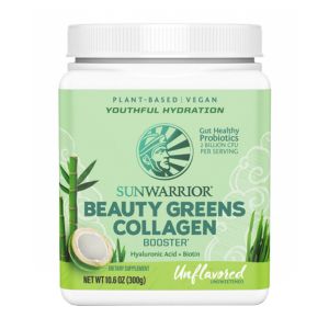 Sunwarrior Beauty Greens Collagen Booster Naturell – Ett kosttillskott med C-vitamin