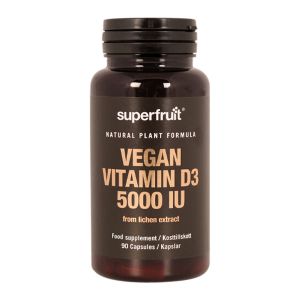 Superfruit Vegan Vitamin D3 5000 IE – Kosttillskott med D3-vitamin
