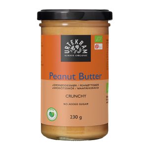 urtekram peanut butter crunchy 230g ekologisk